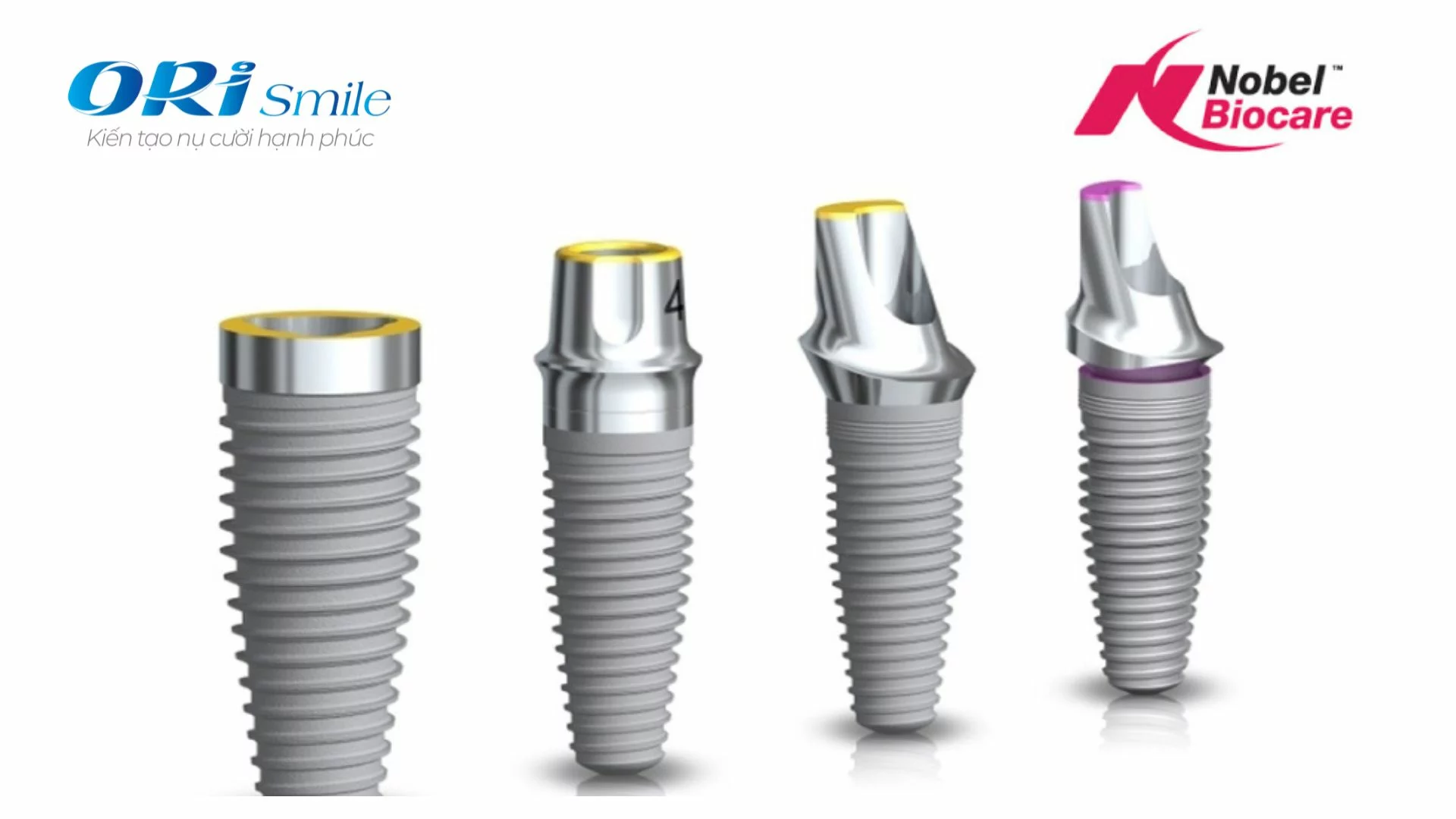 Hình ảnh trụ Implant Straumann và răng sứ